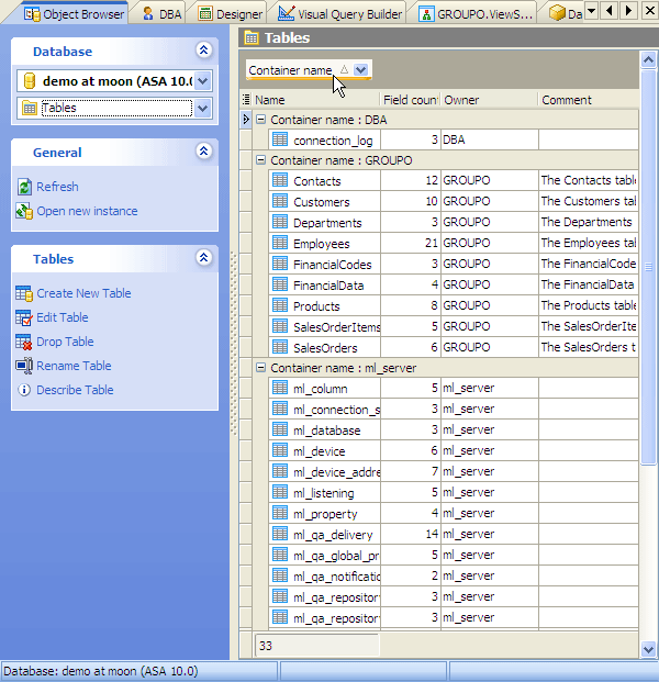 Object Browser