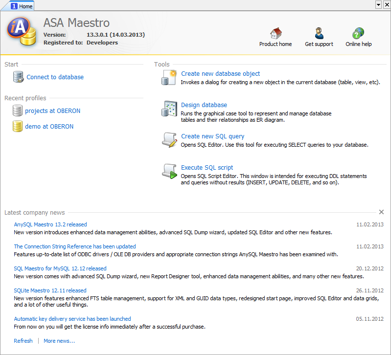 Start Page