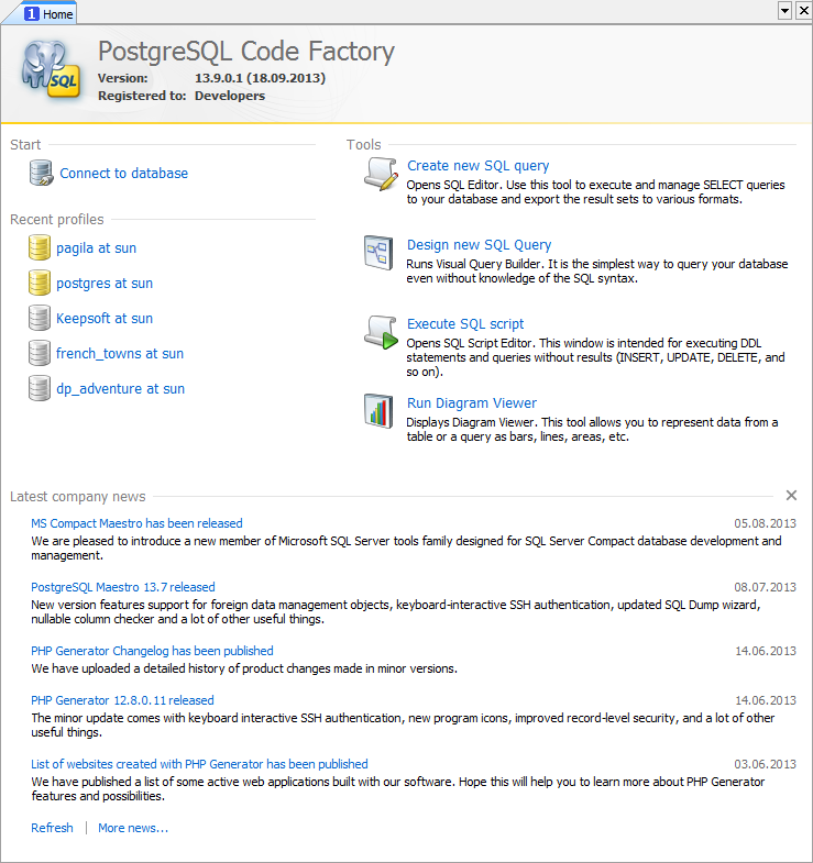 Start Page