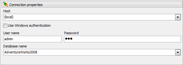 Connect to database
