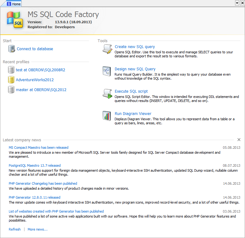 Start Page