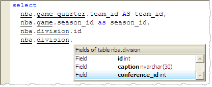 Code completion