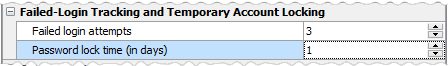User editor: Failed-Login Tracking and Temporary Account Locking