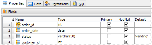 Invisible column icon