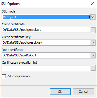 SSL options