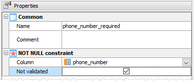 Adding NOT NULL constraint with NOT VALID option