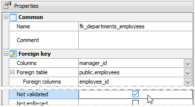 Adding foreign key constraint with NOT VALID option